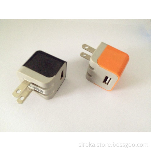 Newest portable 1a wall charger for mobile,home/travel charger